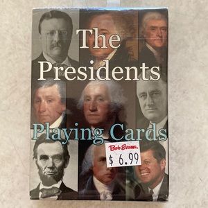 The Presidents Playing Cards